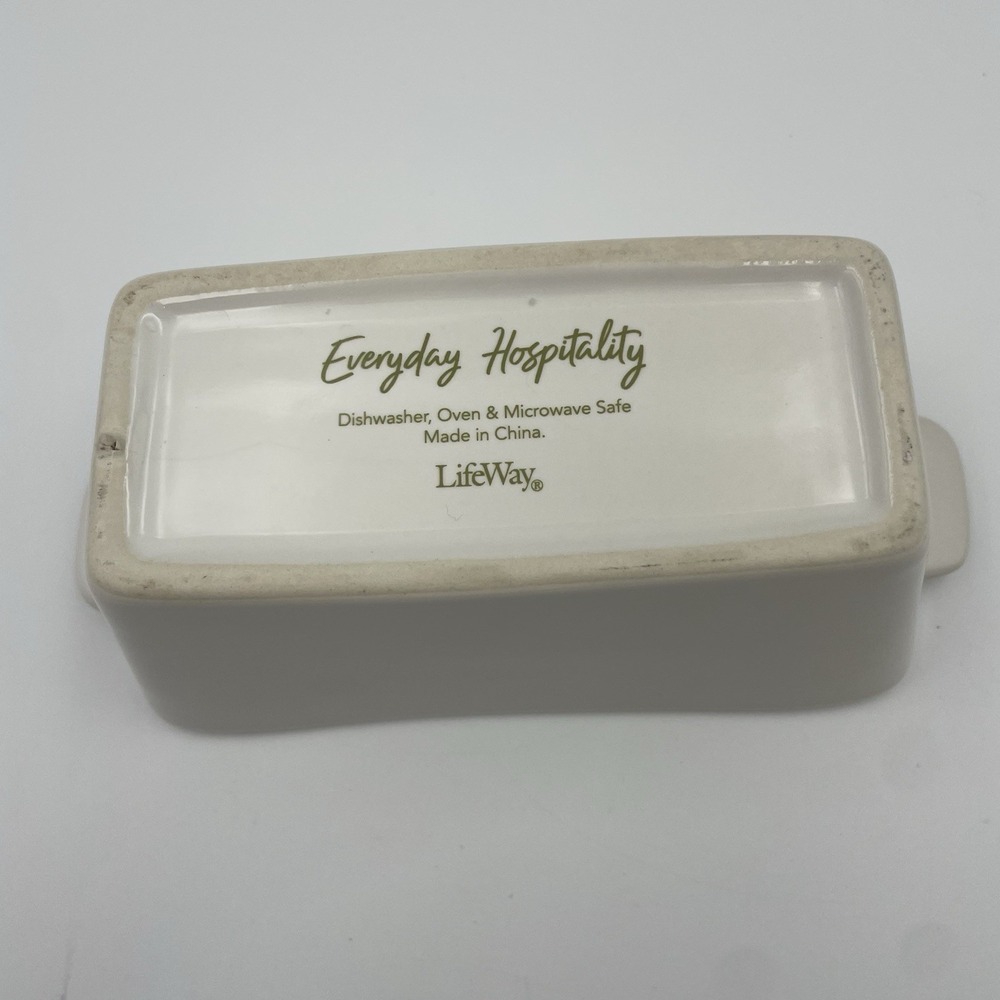 Lifeway Ceramic Mini Loaf Pan 'Adore Him' - Picture 9 of 13